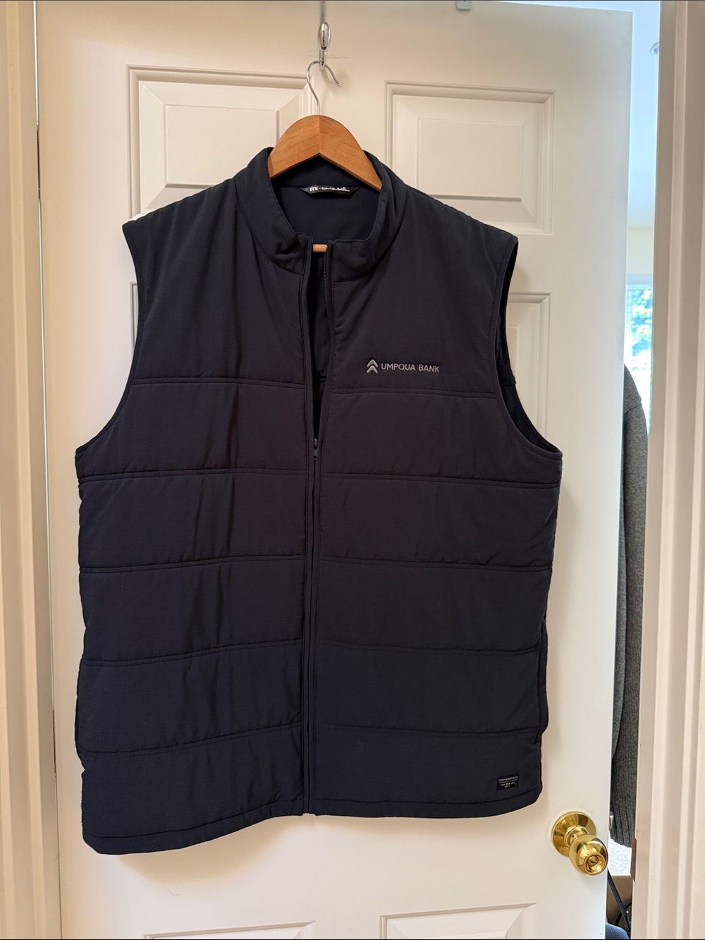 Travis Mathew Men's Cold Bay Black Quilted Vest